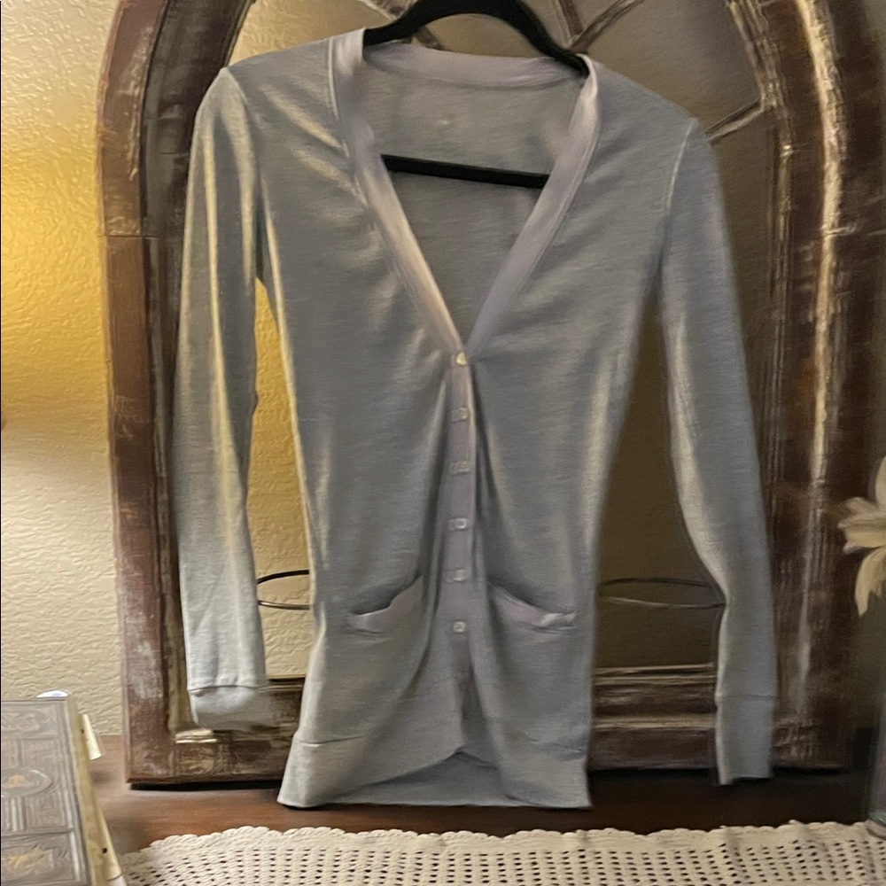 J. Crew Heather Gray Perfect Fit Top